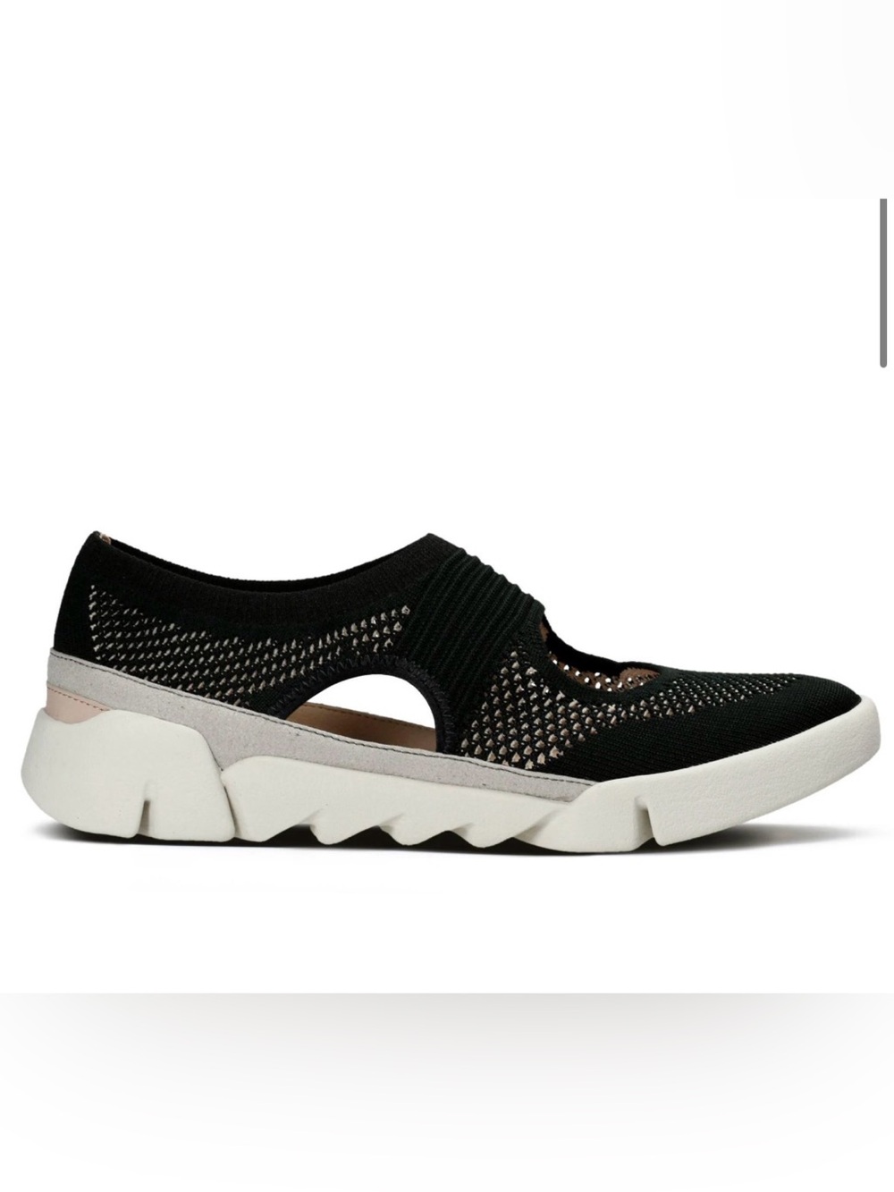 Clarks -Tri Blossom cut-out slip-on sneakers